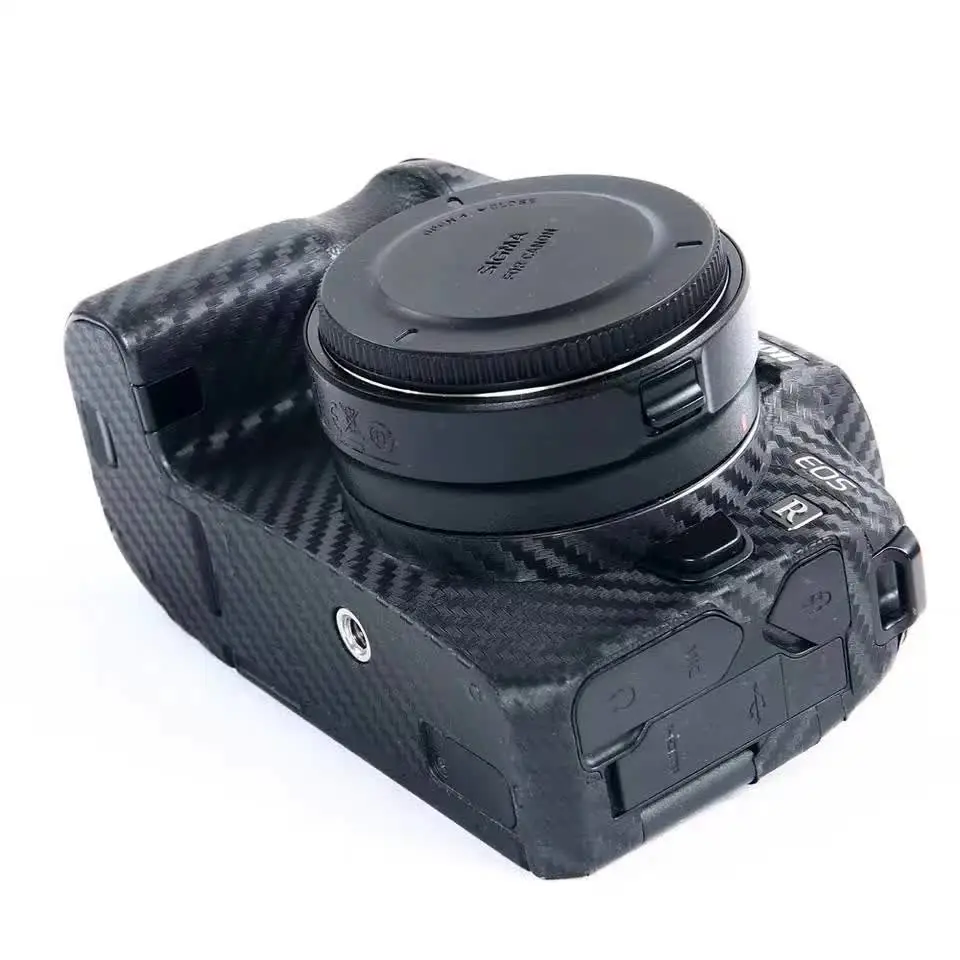 Антицарапина корпус камеры углеродное волокно пленка Комплект для Canon EOS R RP камера наклейки для камеры s декоративная защита