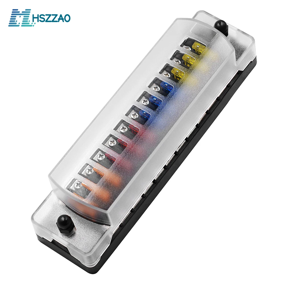 Держатель предохранительной коробки с положительным и отрицательным электродом