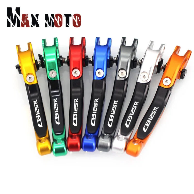 

With LOGO CB125R Motorcycle Accessories Adjustable Folding Extendable Brake Clutch Levers For HONDA CB125R CB 125R