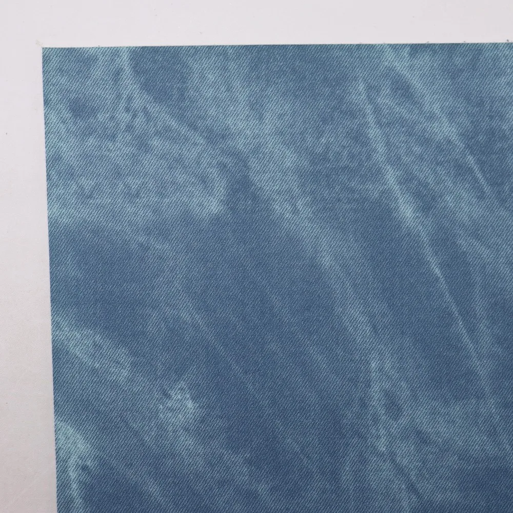 Джинсы A4 из листового денима гладкая синяя искусственная кожа материал