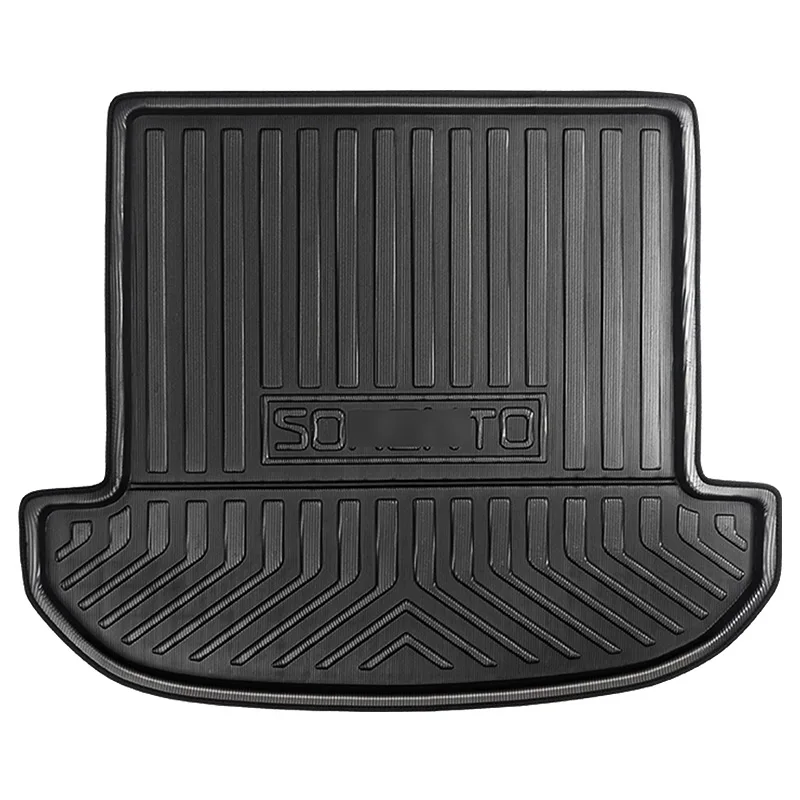 Коврик для груза подкладка багажника задний напольный поднос KIA Sorento 7 местный 2015