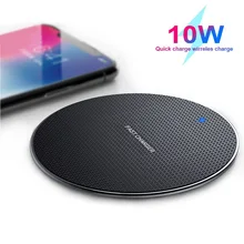 10W Fast Wireless Charger For iPhone 12 11 11Pro Max XS X XR 8 Qi Fast Charging Pad for Samsung Xiaomi mi Huawei Fast Charger