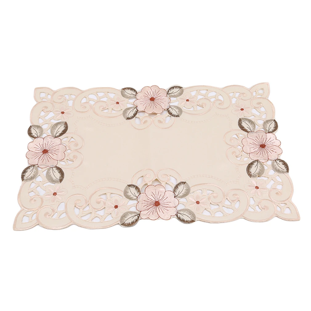 Elegant Printed Table Runner Classical Embroidered European Rectangular Tablecloth For Home Decoration | Дом и сад