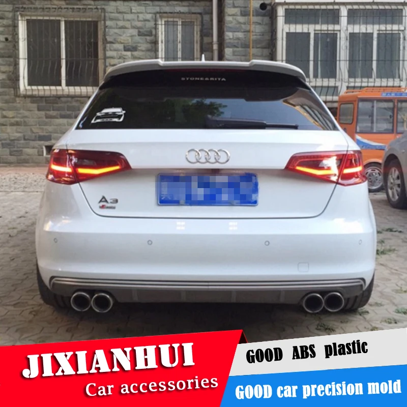 Спойлер для хэтчбека Audi A3 2014 2018 спойлер из АБС пластика цветной задний крыла
