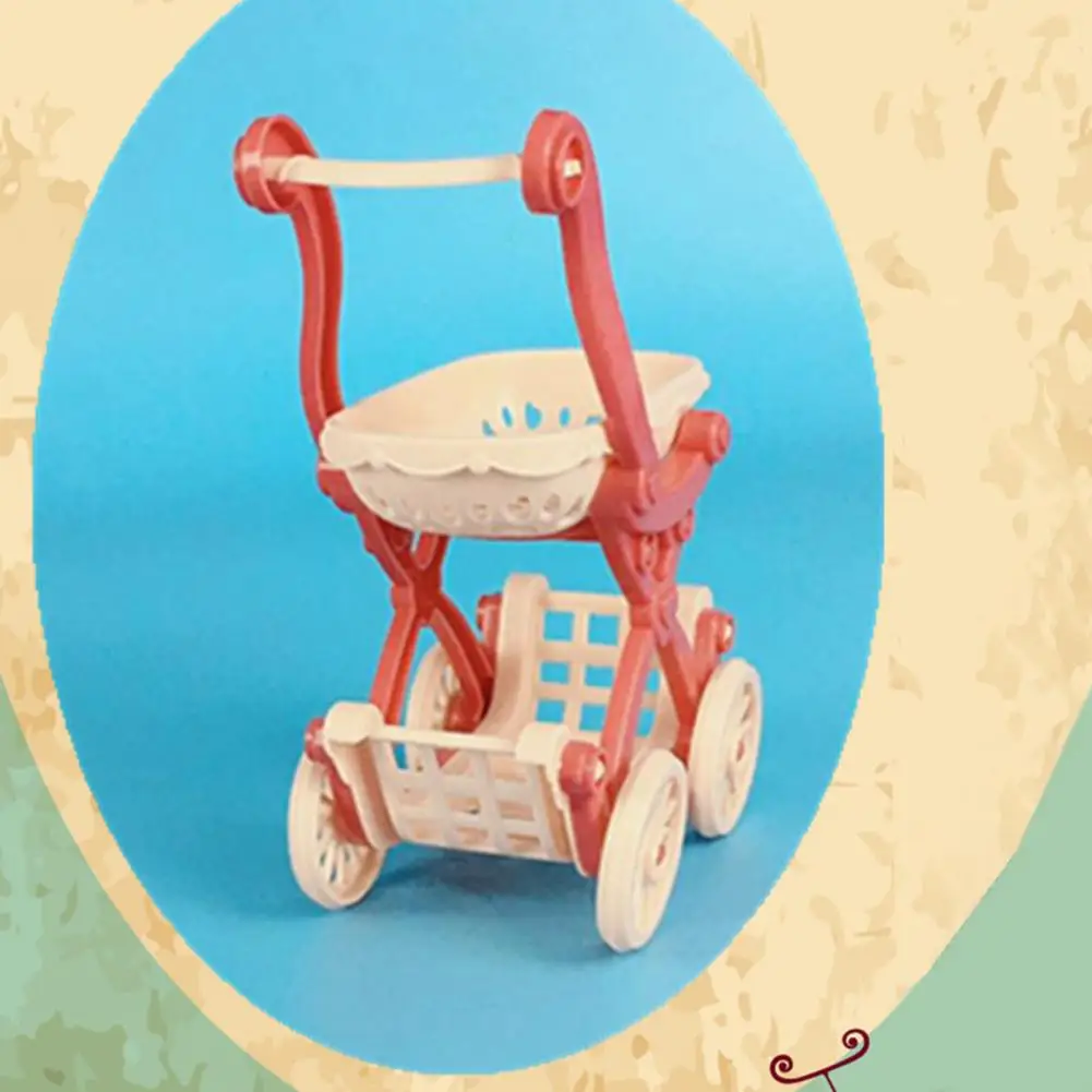 Детализированные эффективные аксессуары для кукол корзина покупок креативная