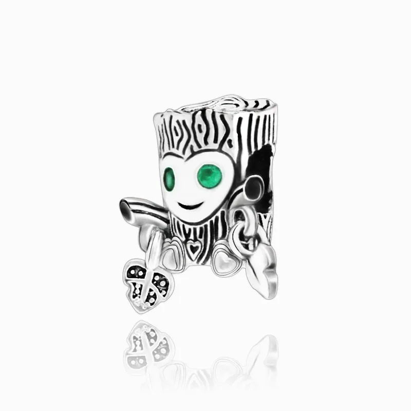 

2019 New Autumn Collection 925 Sterling Silver Beads Sweet Tree Monster Charms fit Original Pandora Bracelets Women DIY Jewelry