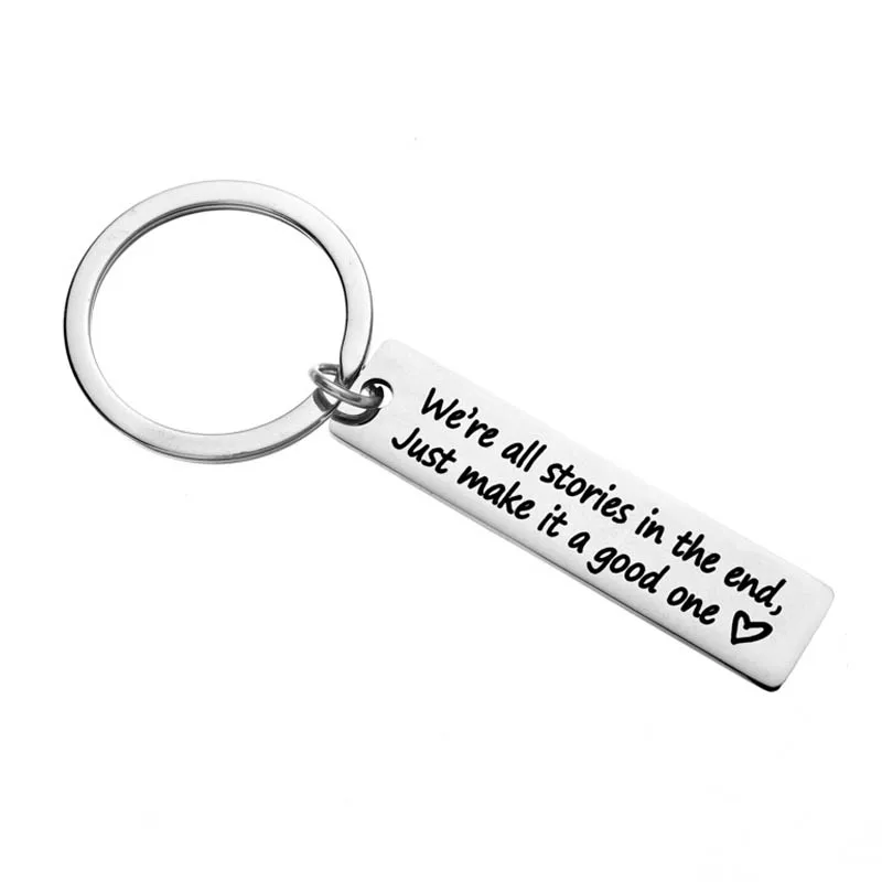 

Stainless Steel Keychain Metal Key Pendant Birthday Party Gift For Brothers And Sisters Friends Car Keychain Can Be Customized