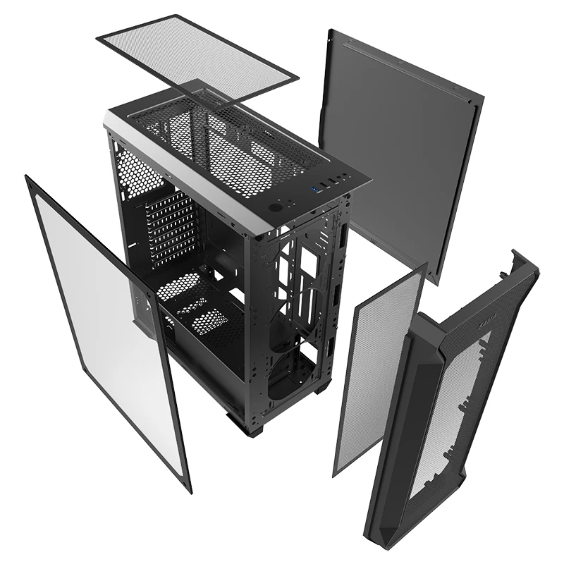 Материнская плата HUANANZHI X79 deluxe с M.2 500G SSD CPU Xeon E5 2690 V2 RAM 64G(4*16G) 500W PSU GTX1660