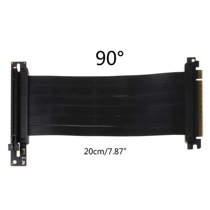 

Gen3.0 PCI E 3.0 16X Graphics Card vertical kickstand Flexible Extension Cable