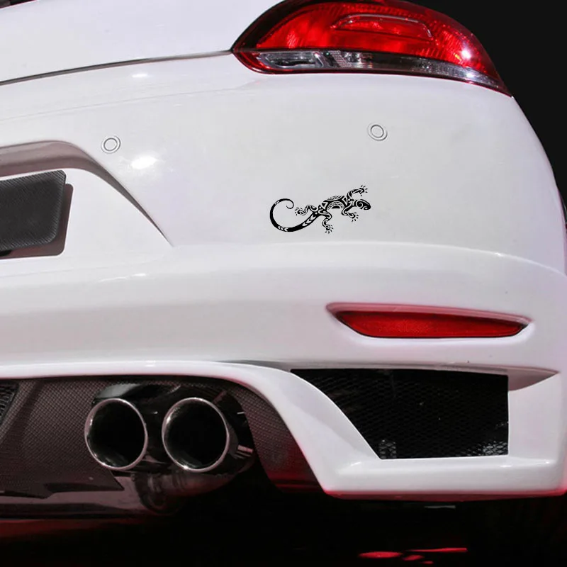 

15cmX6cm Funny Car Sticker Reptile Lizard Decor Vinyl Bumper Window Accessories PVC Decal for Peugeot 206 Land Rover VW