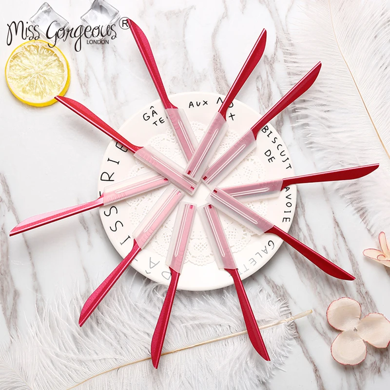 Бренд Miss Gorgeous 10 шт. триммер для бровей Набор для лица бритвы для волос инструмент для удаления волос Бритва для бровей Бритвы дермапланинг эпилятор