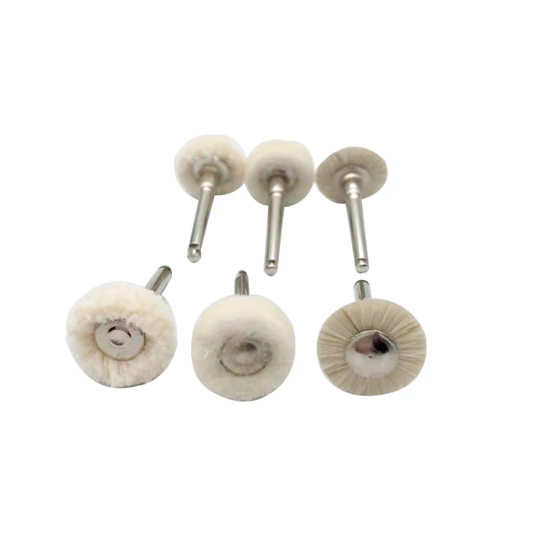 

5pcs/Bag RA Shank Dental Polishing Brush Drill wheel Materials Cotton Felt Goat Wool Tools Diameter 10mm Handpiece Rotary Tools