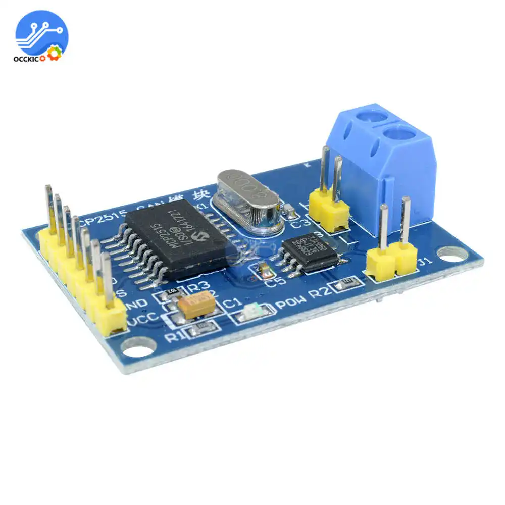 1 шт. Стандартный MCP2515 CAN Bus модуль TJA1050 приемник SPI для 51 MCU контроллер рычага Arduino|spi