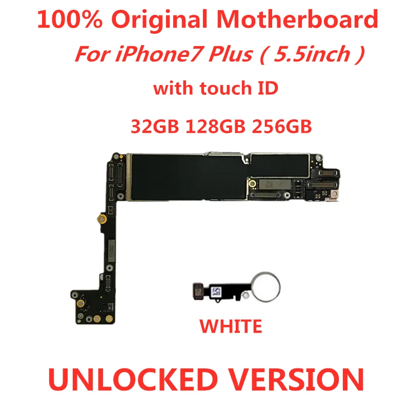 Оригинальная материнская плата SamuelT для iphone 7 plus с Touch ID/без ID разблокированная P