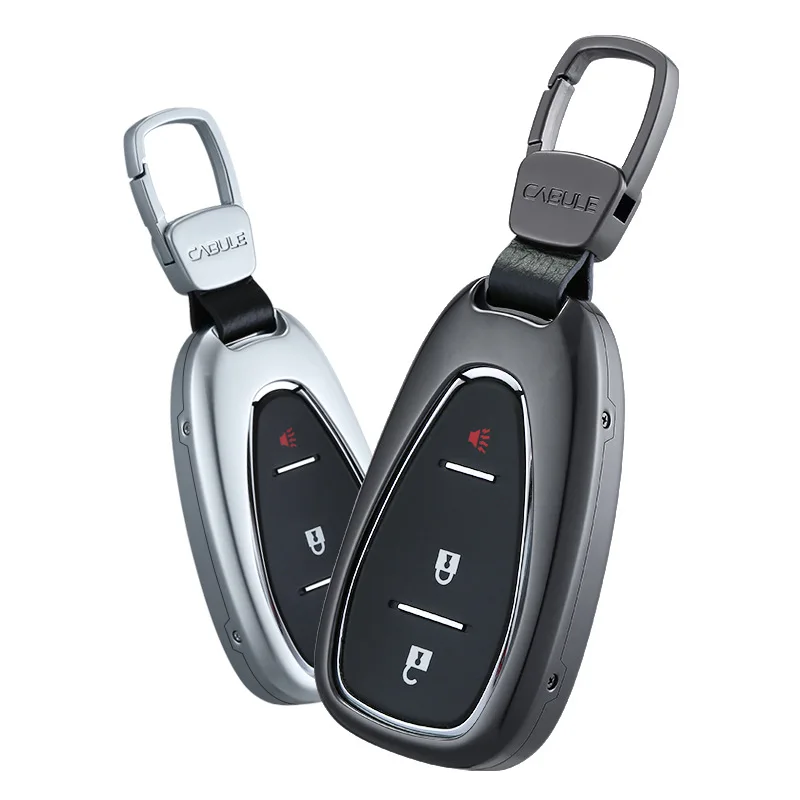 Алюминиевый сплав кожаный ключ дистанционного управления чехол оболочка