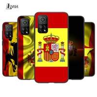 spain spanish flag silicone cover for xiaomi mi note 11 10t 10 9 9t se 8 lite pro ultra 5g phone case shell