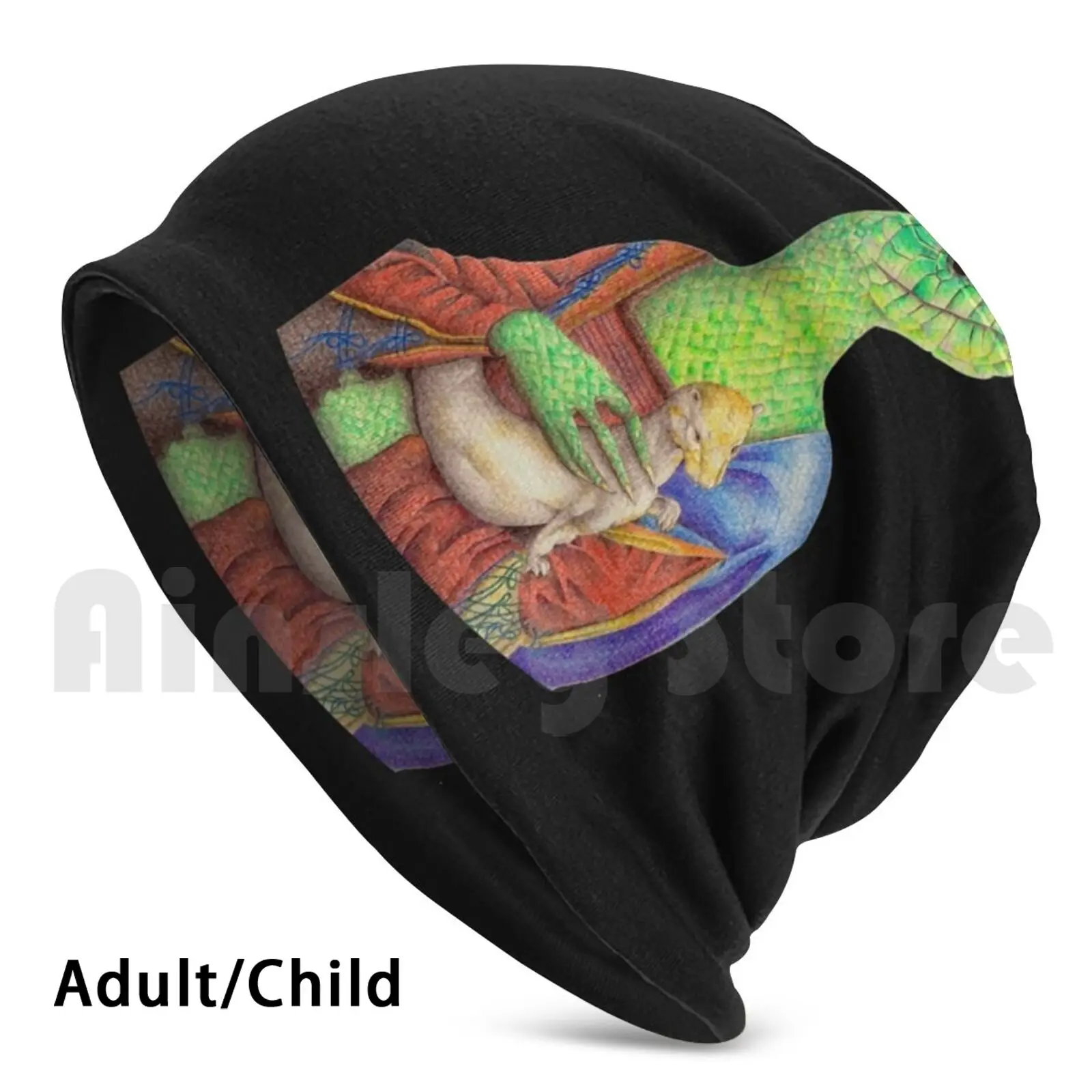 Облегающие шапки злых леди Эрмина вязаная шапка хип-хоп змея давичи да Винчи