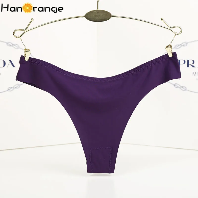 HanOrange 2021 хлопок ткань ледяной шелк бесшовное нижнее белье цельное женское