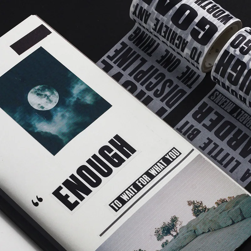 Новинка 2022 наклейка лента washi английский язык планер слов украшение сделай сам