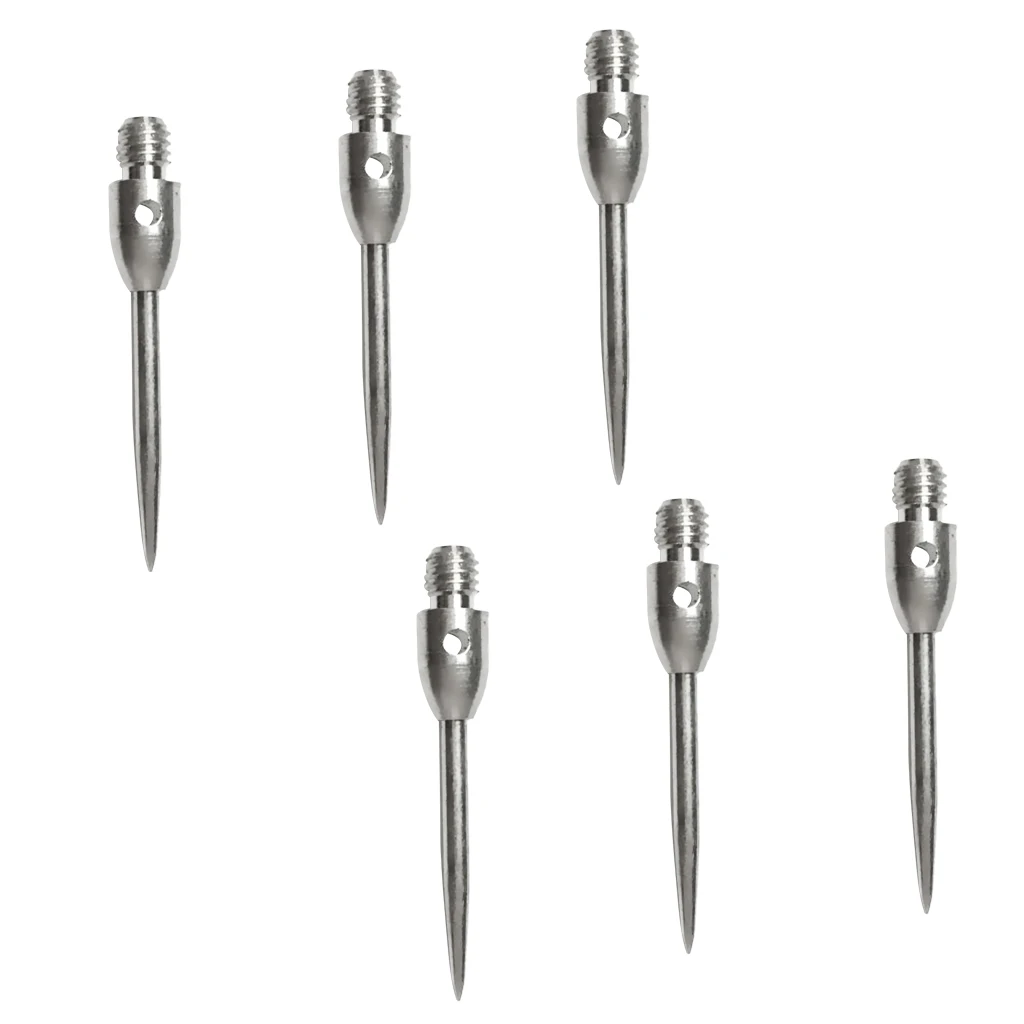 

2BA Target Dart Conversion Points Steel Tips Points Replacement for Soft Darts & Steel Darts, Set of 6