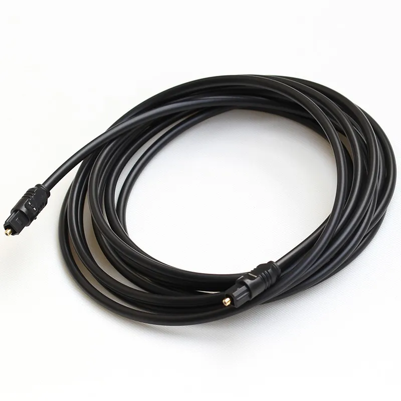 

4.0mm diameter square optical cable for PC TV DVD stereo Toslink square to square 0.2m 30m best quality
