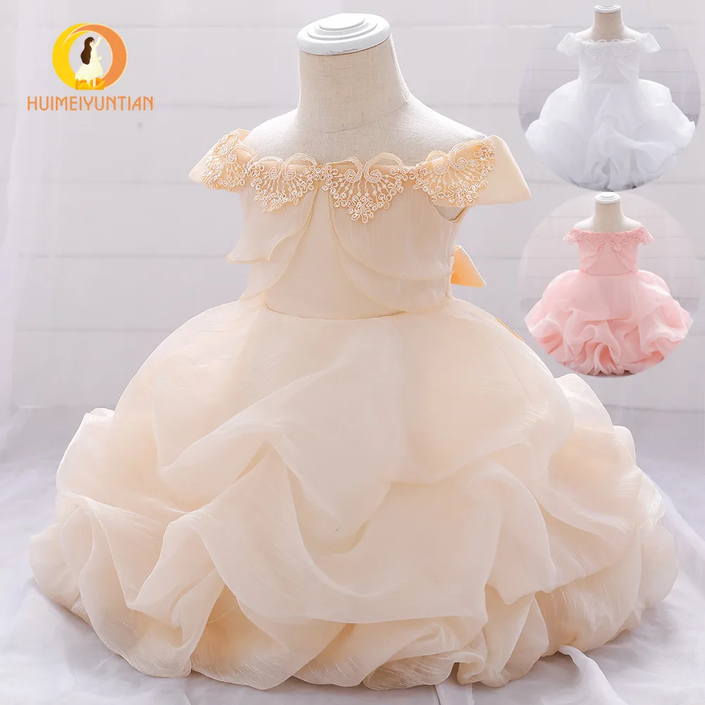 Новинка детское цельнолунное платье для девочки Pumbaa свадебная принцесса