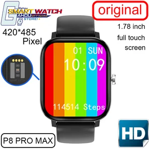 P8 pro smart watch for women fitness tracker smart watch 2020 for realme apple poco huawei watch fit pk amazfit gts iwo w46 w26 1 Item image