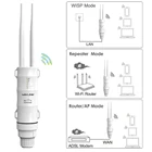 Высокомощный уличный Wi-Fi роутер AC600точка доступаCPEWISP Беспроводной Wi-Fi Ретранслятор Dual Dand 2,45 ГГц 12dBi антенна POE