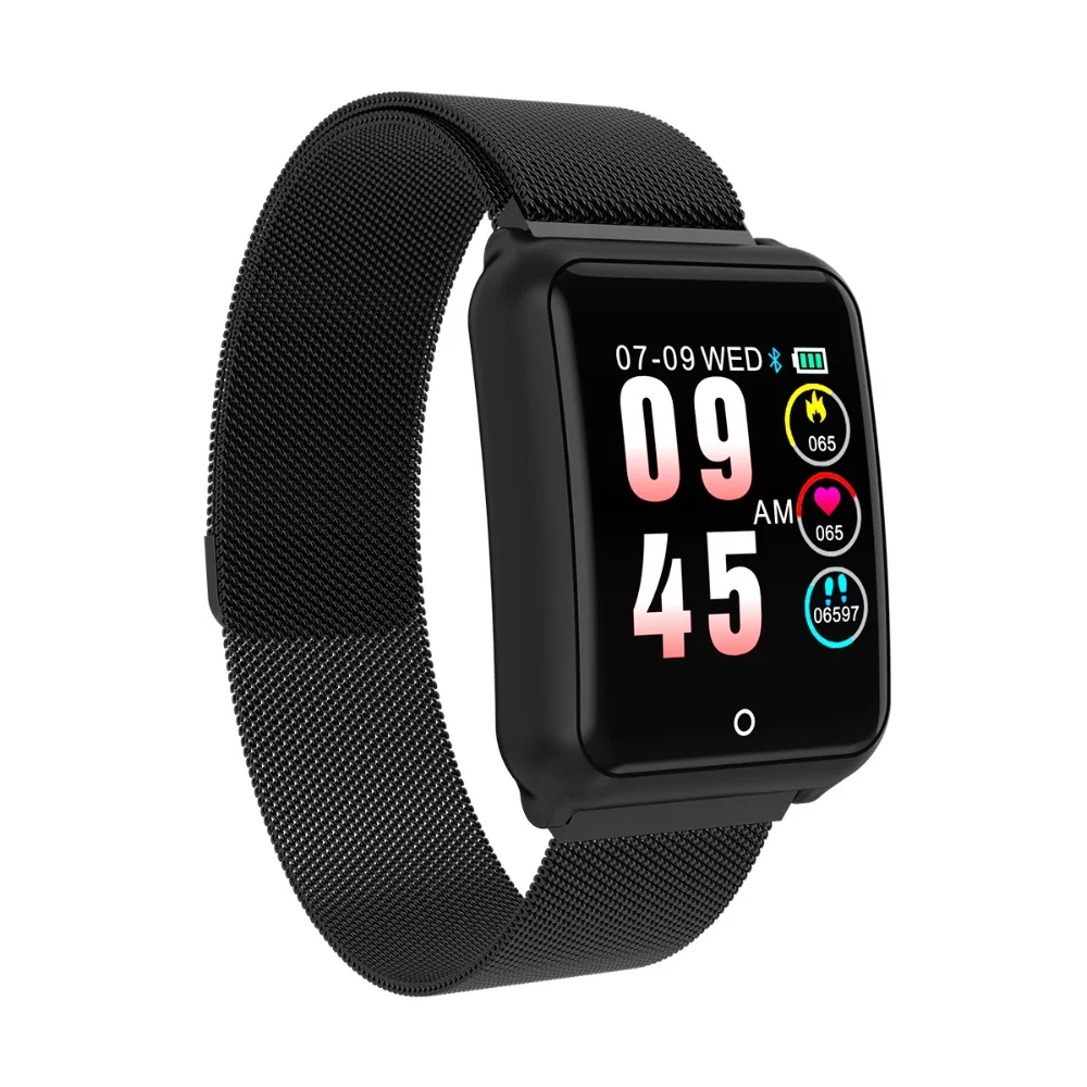 M39 модный смарт браслет для мужчин из нержавеющей стали ремешок наручные часы