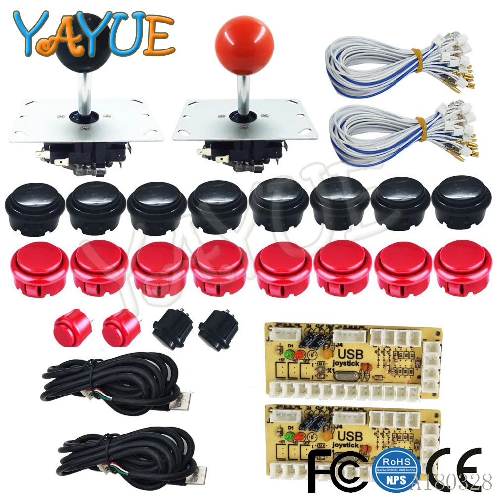 USB энкодер джойстик для ПК DIY часть Набор для Jamma PC файтинги нулевой задержки джойстик аркадная игра и кнопки