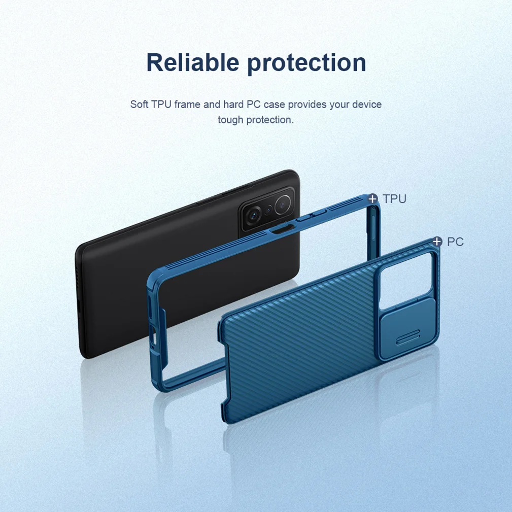 NILLKIN-funda para Xiaomi Mi 11T Mi11T Pro, cubierta trasera de lente deslizante cl&aacute;sica para Xiaomi 11T Pro c&aacute;mara de protecci&oacute;n-5