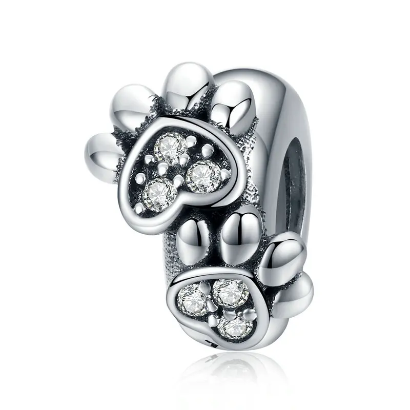 Fit Pandora браслет Шарм Ожерелье Подвеска 925 стерлингового серебра Единорог подвески для женщин ювелирные изделия из бисера - Цвет: sc1312