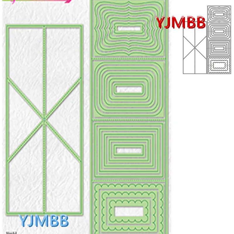 

YJMBB New Funny Twist And Pop Card #3 Metal Cutting Dies Scrapbook Album Paper DIY Card Craft Embossing Die Cutting