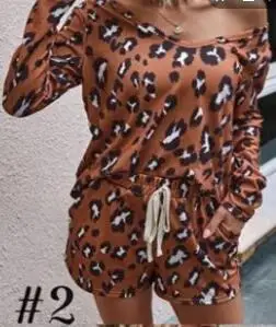 

Leopard Pajama Set Women Loungewear Sleepwear Homewear Loose Comfortable Fashion Lounge Wear Set Ladies Home Suit Sleep Wear New