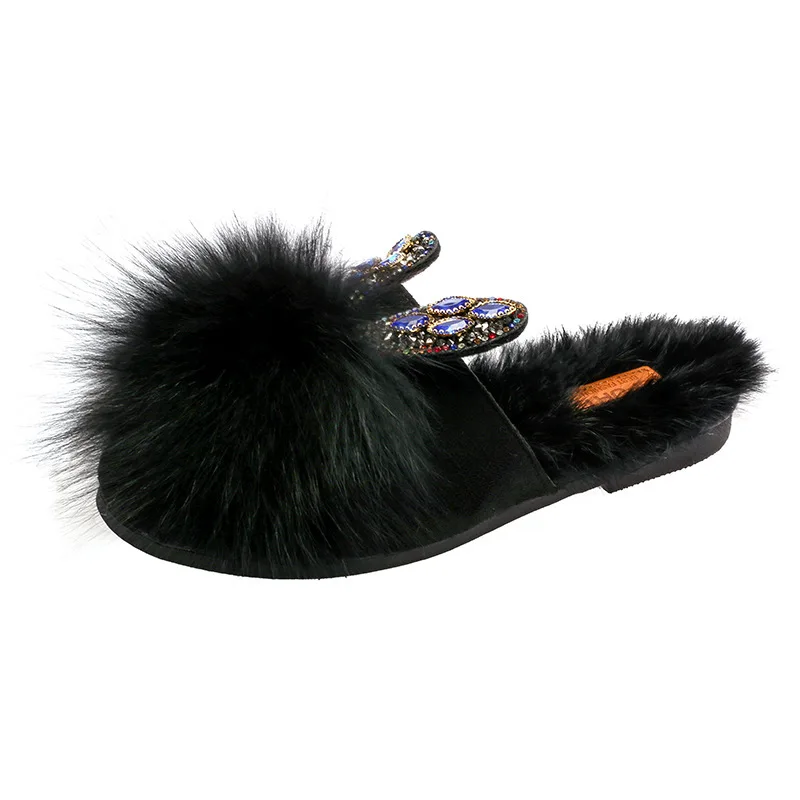 Детские тапочки для женщин женская обувь из хлопка со стразами на плоской