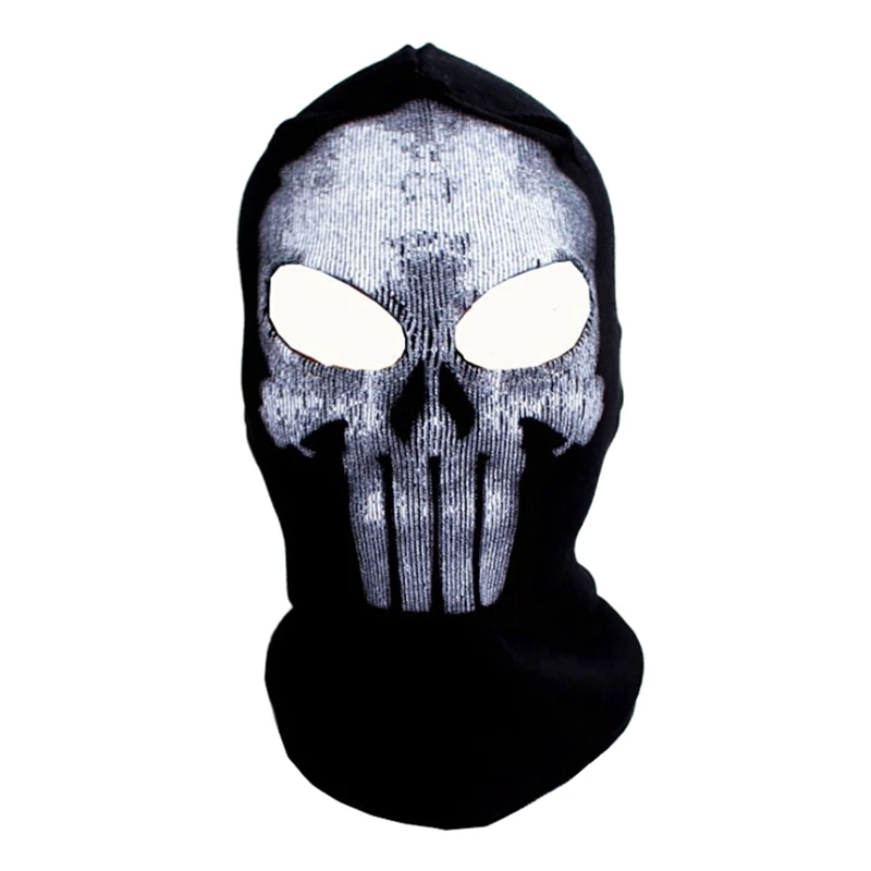 C Halloween Mask Horror Skull Grim Balaclava Motorcycle Full Face Mask Hats Helmet Airsoft Paintball Snowboard Ski Shield - Цвет: C