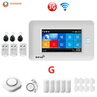 Беспроводная система охранной сигнализации с датчиком дыма, Wi-Fi, GPRS, 433 МГц