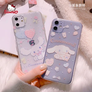 Sanrio Hello Kitty cartoon phone case for iPhone13 13Pro 13Promax 12 12Pro Max 11 Pro X XS MAX XR 7 8 Plus back cover phone case