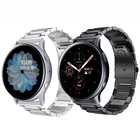 Ремешок из нержавеющей стали для Galaxy Watch Active 2, быстросъемный браслет для Samsung Galaxy Watch 42 мм, 40 мм 44 мм, 20 мм