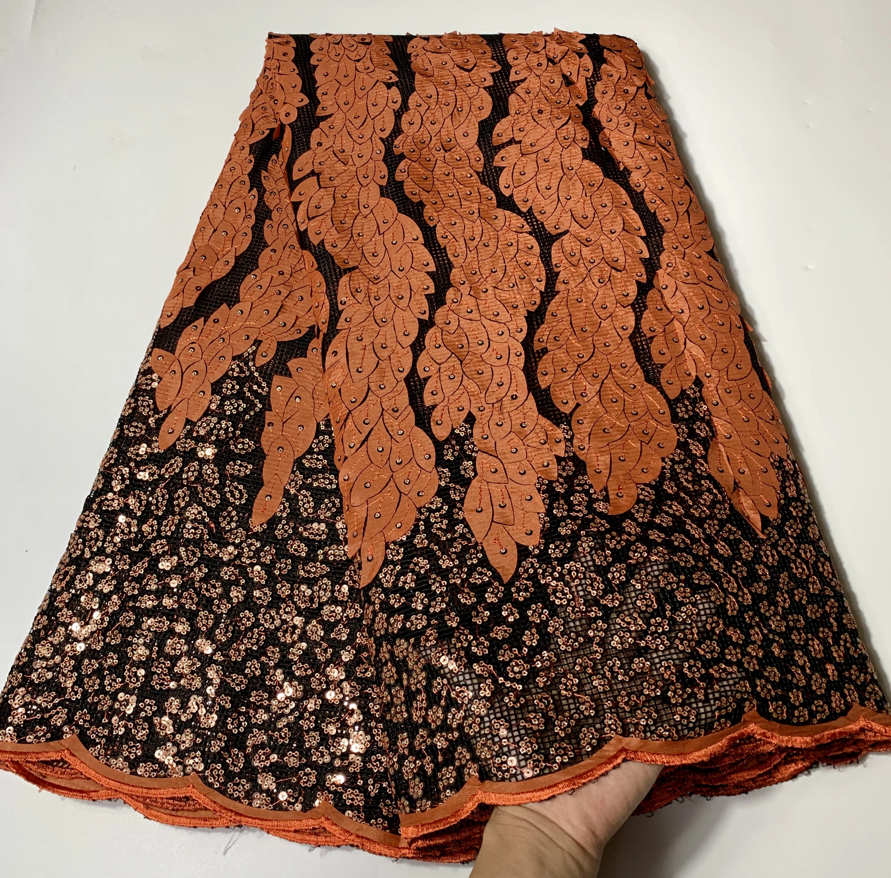 

NaXiu Sequins French Lace Fabric African Tulle Lace Fabric 2020 High Quality Nigerian Lace Fabric For Wedding Party