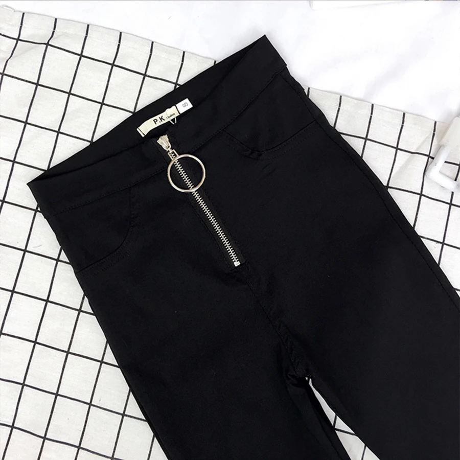 

Korean Vintage Skinny High Waist Pants Women Fashion Stretch Slim Sexy Trousers Ladies Casual Black Plus Size Pencil Pants 2018