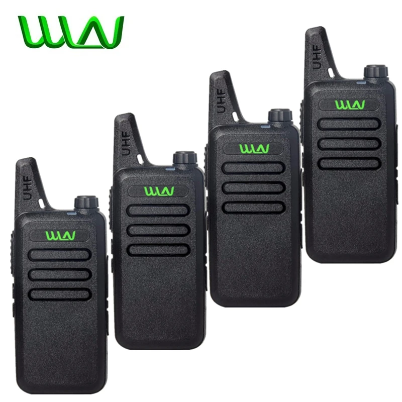 4 шт. WLN Kd C1 мини иди и болтай Walkie Talkie “иди Портативный Беспроводной радио Сельма
