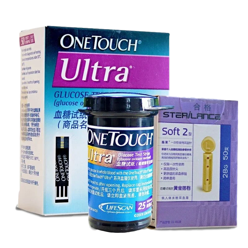 Onetouch Ultra Teststrips 50 Counts100 Tablet Touch Ultraeasy глюкометр для диабета|Уровень глюзы в крови| |