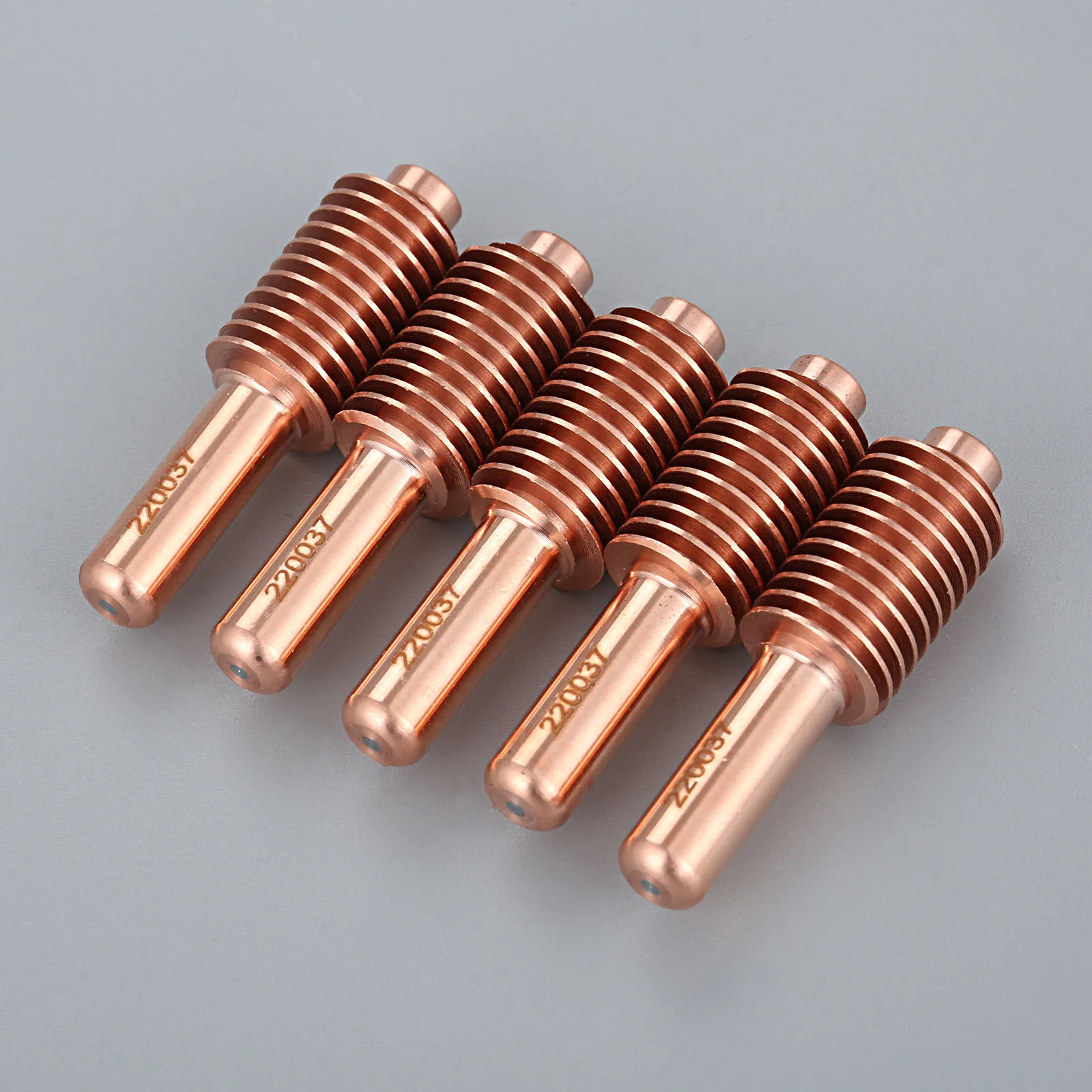 

5Pcs Plasma Electrode 220037 Fit For PMX 1650 100A Shielded Unshielded Gouging Plasma Cutting Torch Consumables