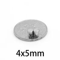 50800pcs 4x5 mm powerful magnetic magnets disc 4mmx5mm small round permanent magnet 4x5mm fridge neodymium magnet strong 45