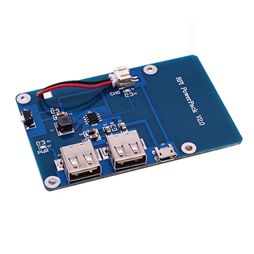 Расширительная плата Raspberry Pi для литиевой батареи блок питания с переключателем 3