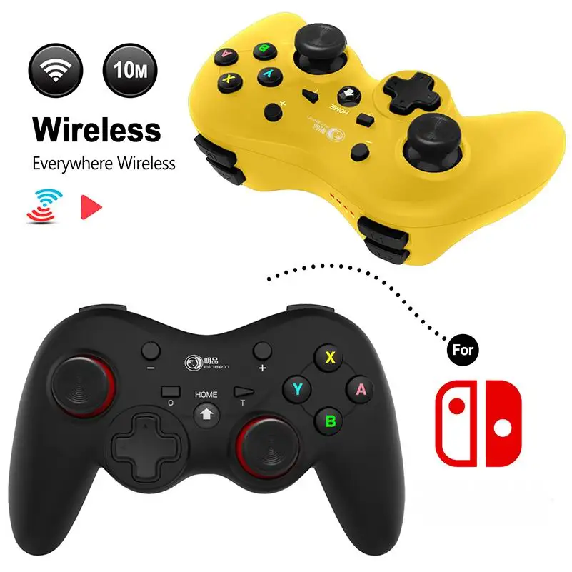 Беспроводной контроллер для Nintendo Switch Pro геймпады с 6-осевым гироскопом двойная
