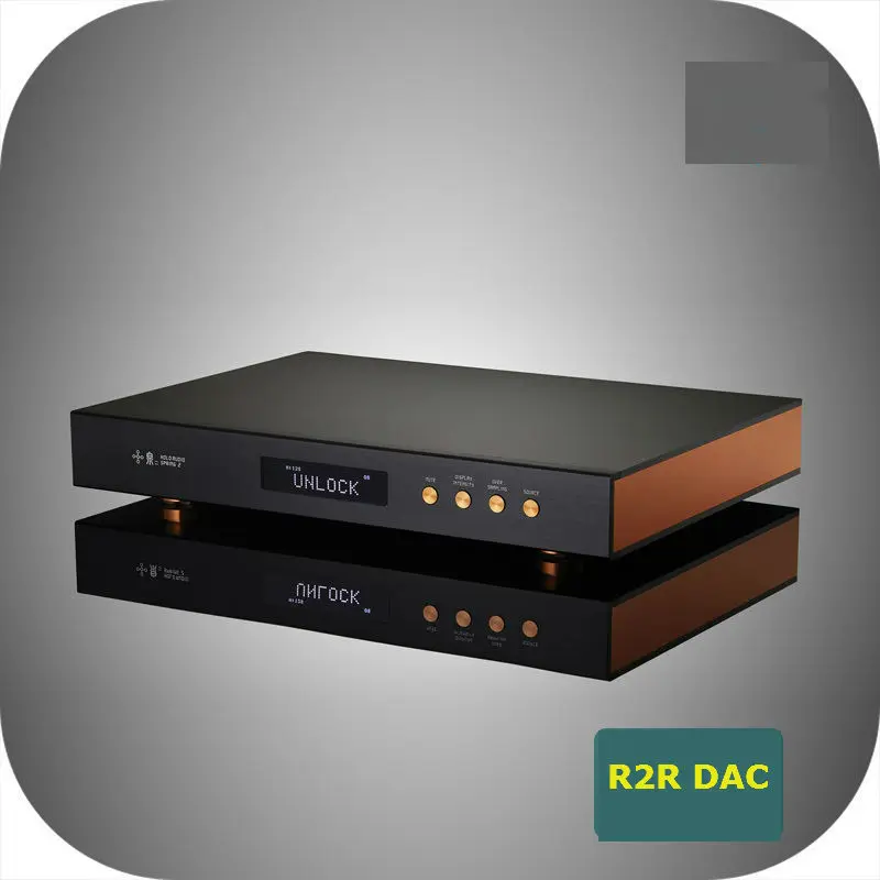NEW Spring 2 HOLO DAC R2R Fully Separate USB Decoder DSD DAC Lossless player USB RCA BNG AES Optical IIS I2S HDMI DSD1024