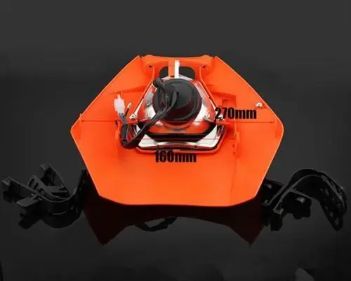 

Dirt Bike Motorcycle Universal Headlight Sport r Head Lamp For Honda Kawasaki Ducati KTN Red