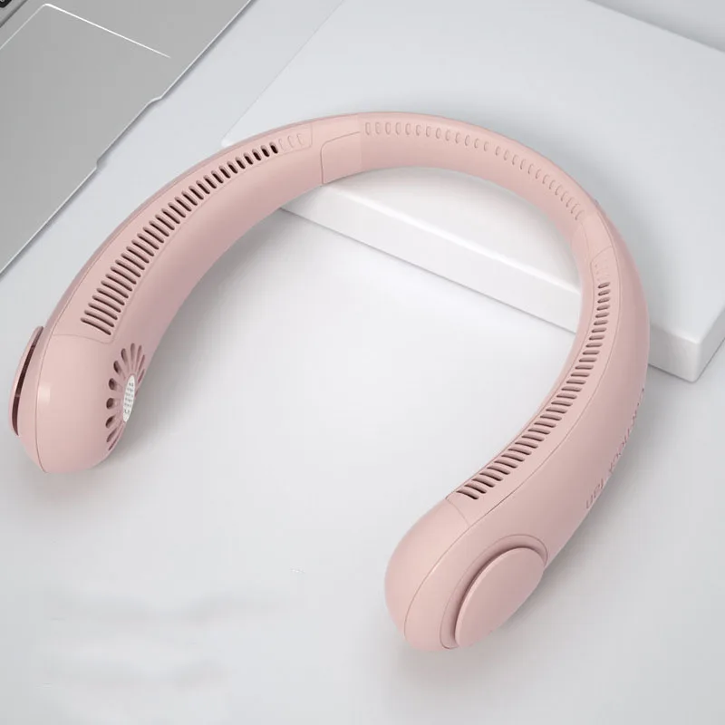 

Neck Hung Fan Portable Mini Usb Charge Small Fan Student Office Indoor Sports Outdoor Leaves Hang Neck Fan